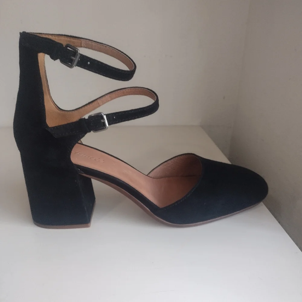 Madewell Annalise ankle strap pump heels size: 11